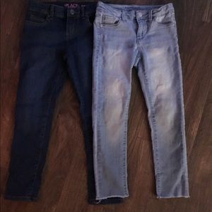 2 pair girls jeans size 6X